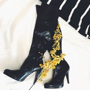 Nine West thigh high stilettos